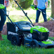 GreenWorks 21" Lawnmower With Two Batteries | $200 | Woot